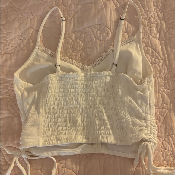 Hollister White Cropped Tank - Picture 2 of 4